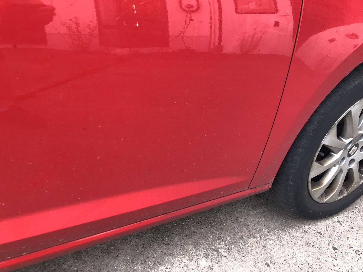 Seat Leon 5F T&uuml;r vorn rechts Beifahrert&uuml;r nur f&uuml;r 3 t&uuml;rer LS3H Emocion Rot