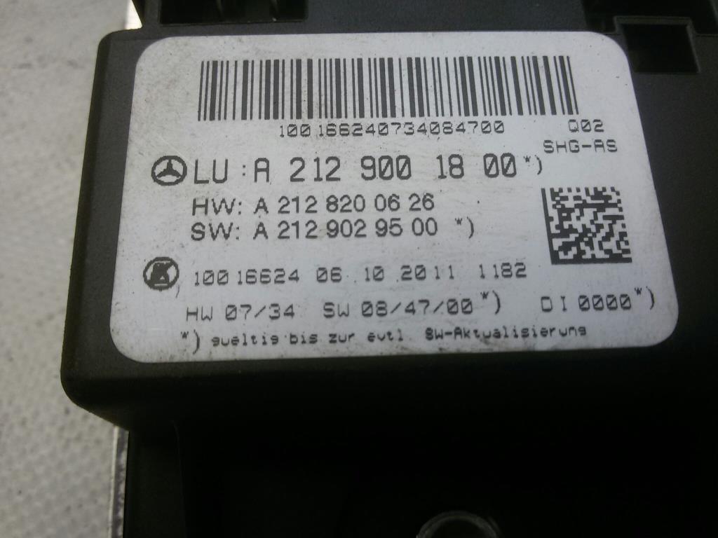 Mercedes CLS C218 2129001800 Steuergerät Sitzheizung 642854 4-Matic Allrad BJ2011