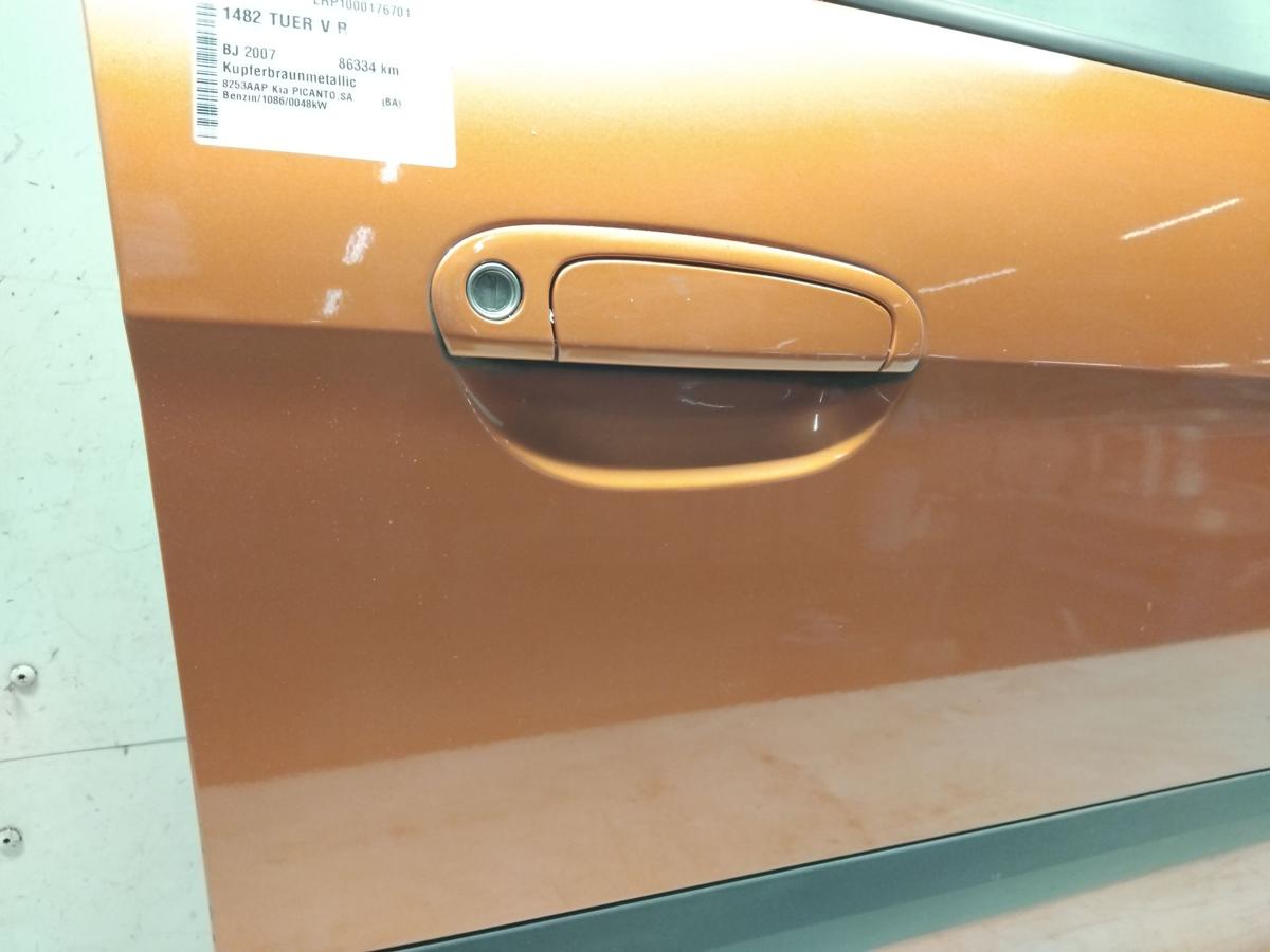 Kia Picanto BA original T&uuml;r vorn rechts Kupferbraunmetallic Bj.2007