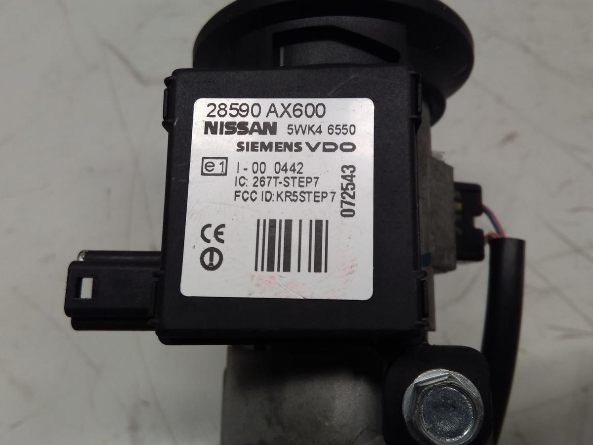 Nissan Micra K12 original Z&uuml;ndschlo&szlig; mit Lesespule und 1 Schl&uuml;ssel BJ2005