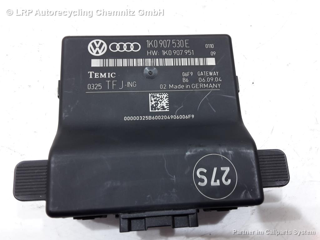 VW Touran 1T BJ 2004 Gatewaymodul Bordnetz 1K0907530E 1K0907951 Interface