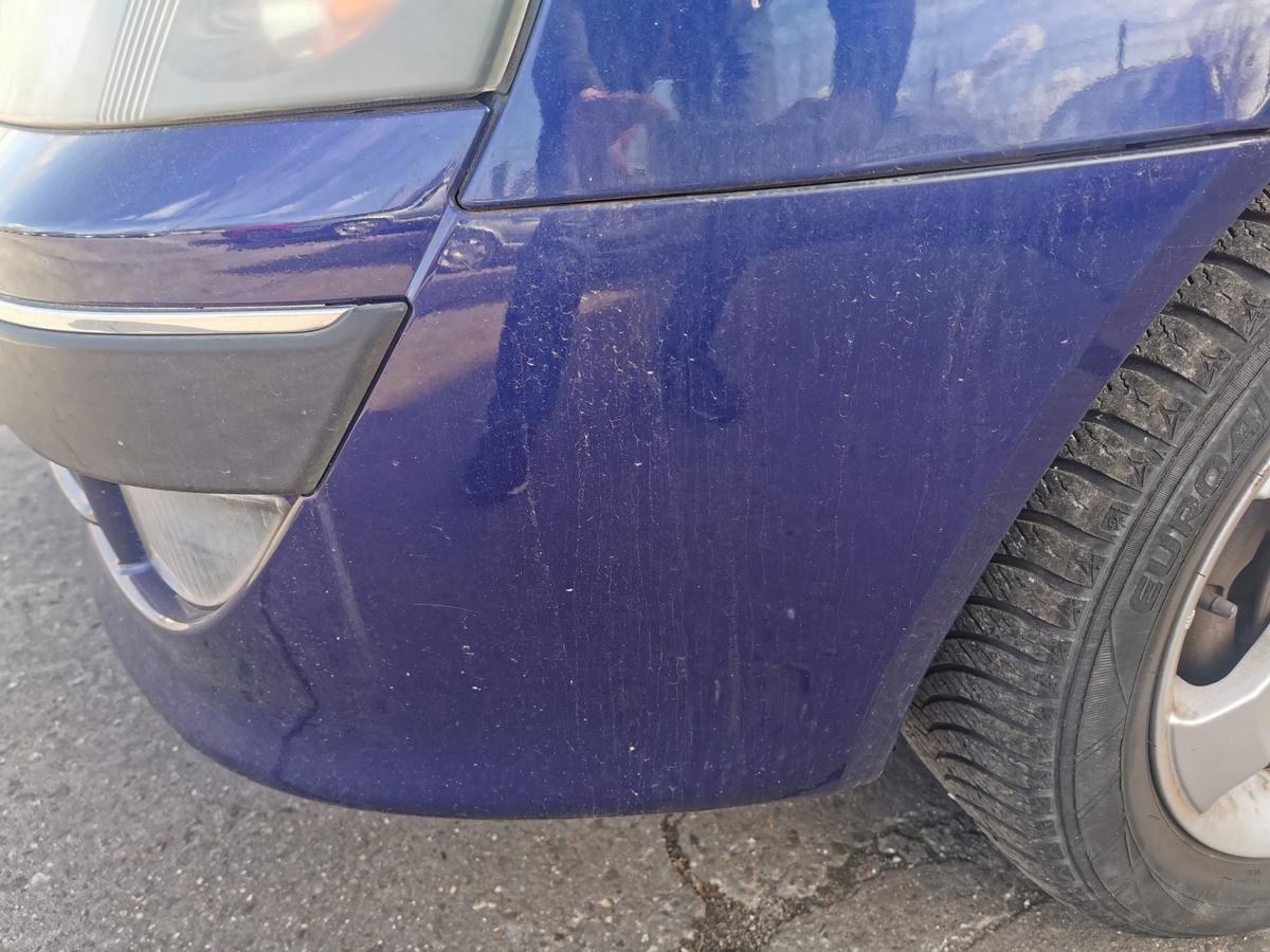 Mitsubishi Space Star DG0 Stossf&auml;nger Stossstange vorn defekt T18-Virtual Blue