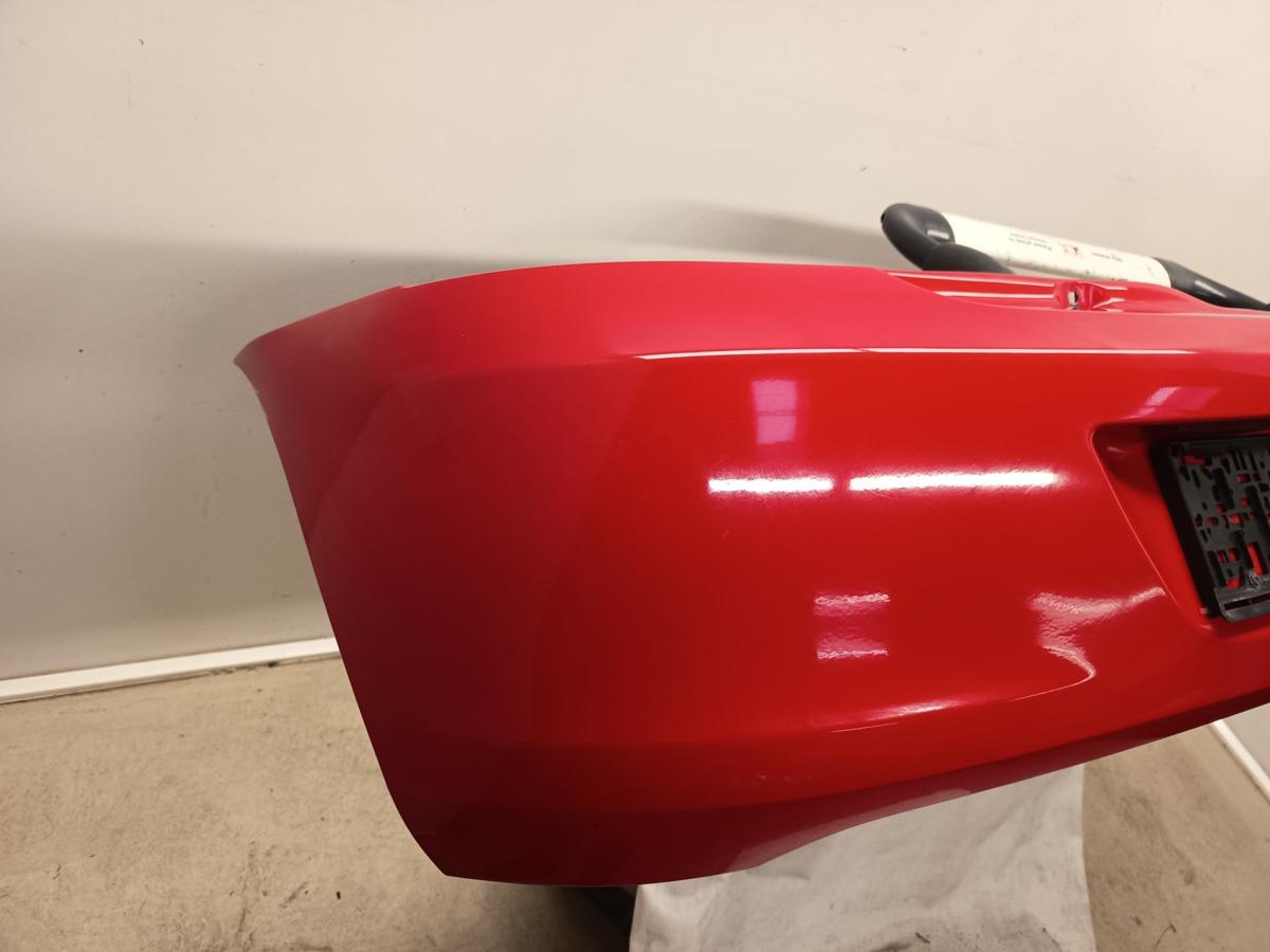 Renault Clio II Campus Bj 2009 original Stoßfänger hinten OV727 RED BRISK