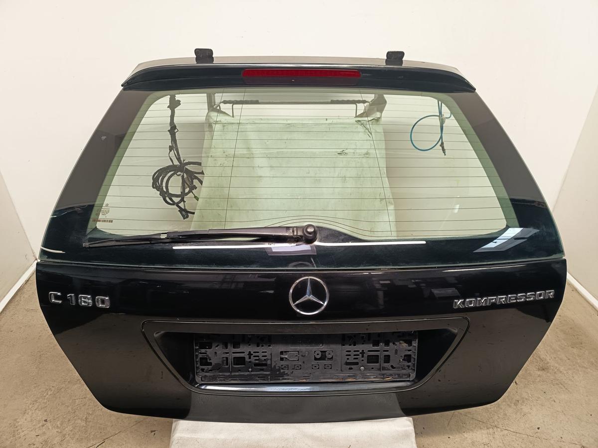 Mercedes Benz C-Klasse W203 Kombi Bj 2003 orig Heckklappe 197 Obsidianschwarz