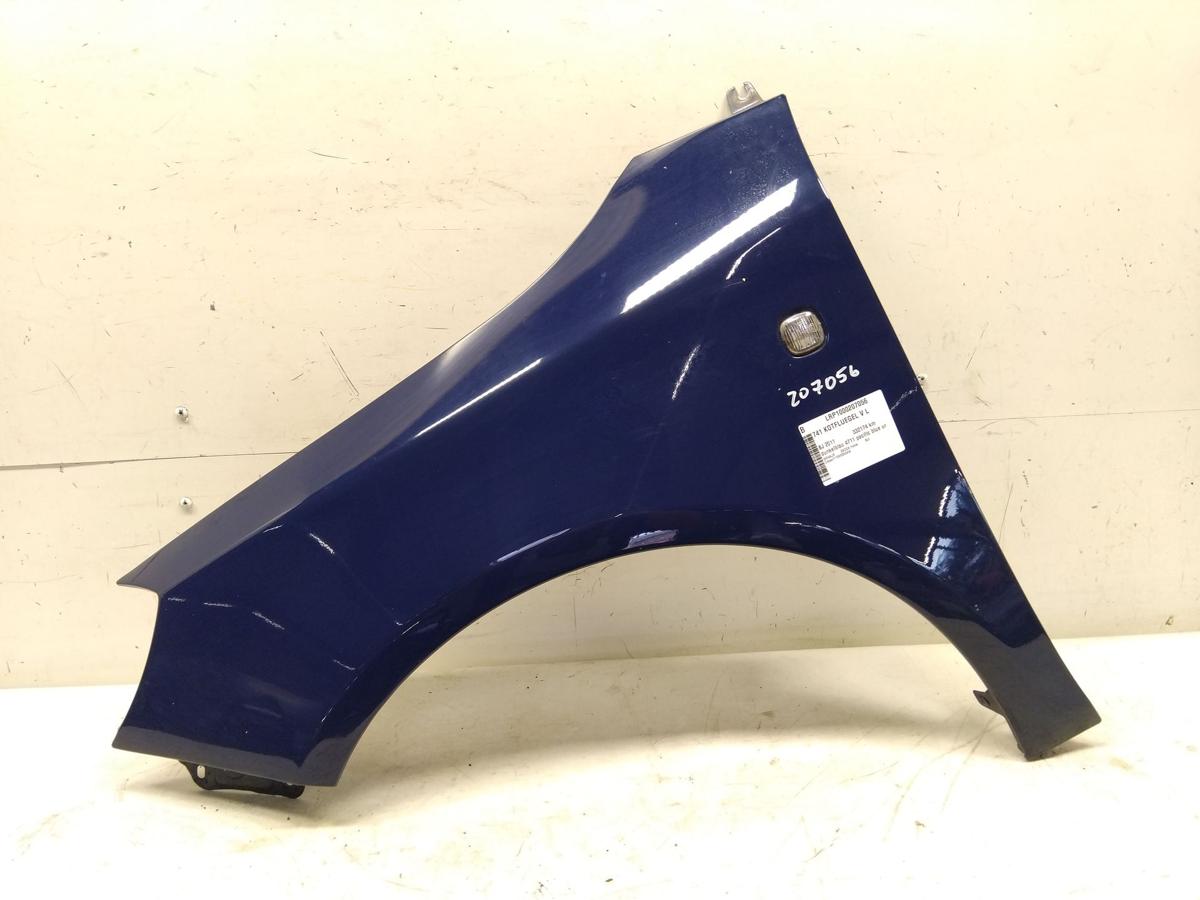 Skoda Fabia 2 Facelift original Kotfl&uuml;gel vorn links pacific blue LF5A BJ2011