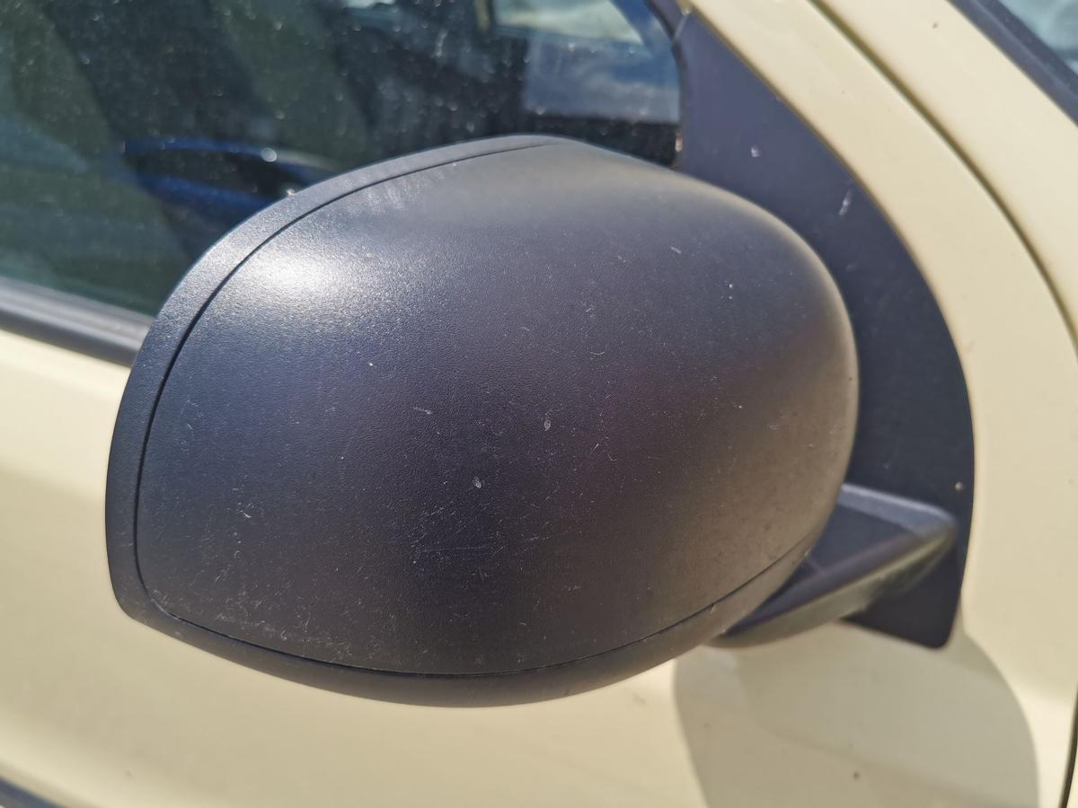 Fiat Panda 169 Aussenspiegel Spiegel Rückspiegel rechts manuell unlackiert ab09