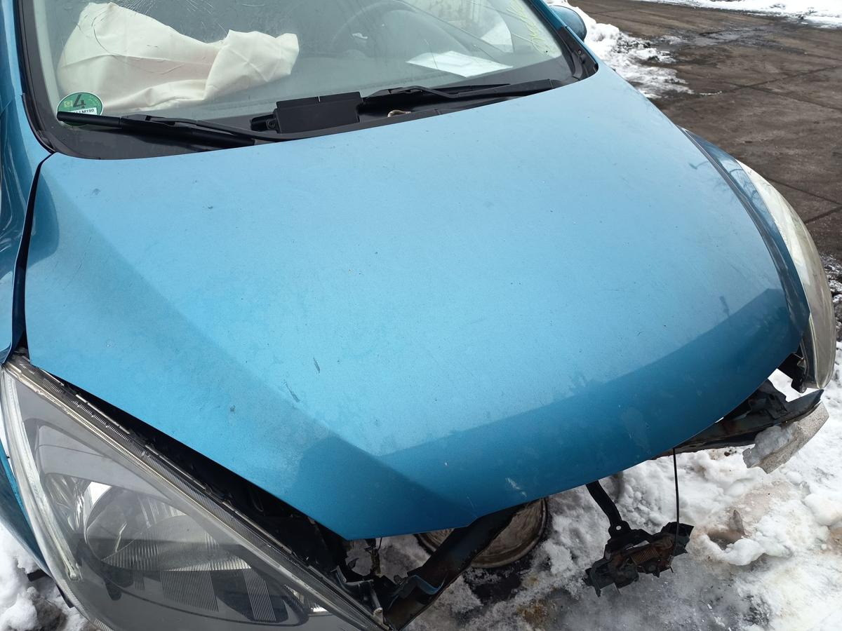 Mazda 2 DE original Motorhaube 40E Faroblau Facelift Baujahr 2010