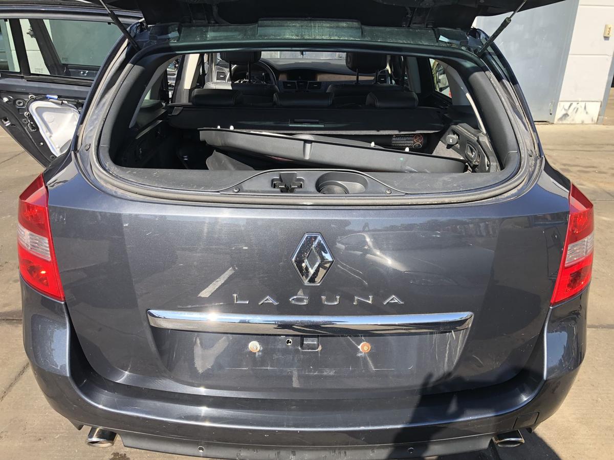Renault Laguna III Grand orig Heckklappe ohne Scheibe B66 Graphitschwarz Bj 2010