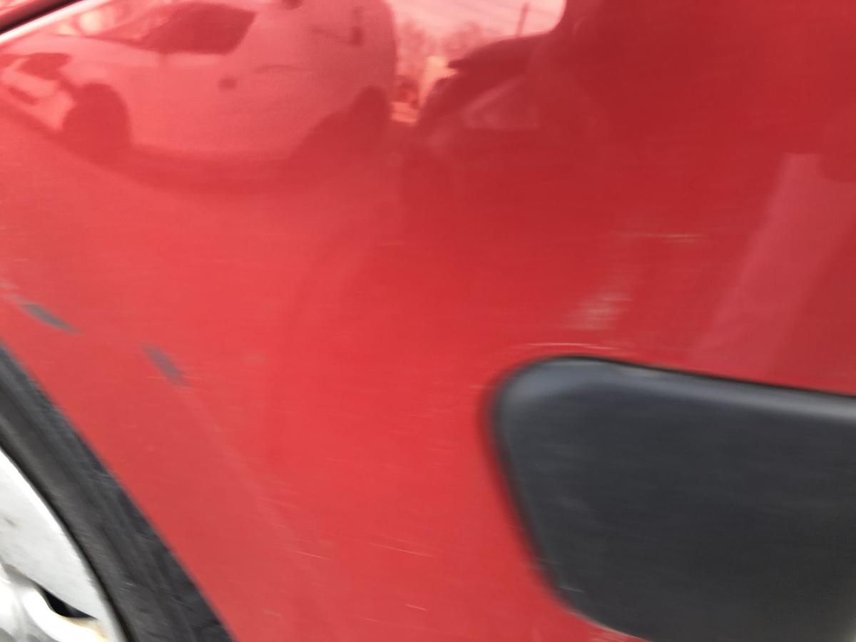 Renault Twingo 2 II Sto&szlig;f&auml;nger hinten Hecksch&uuml;rze Hecksto&szlig;stange OV727 rot