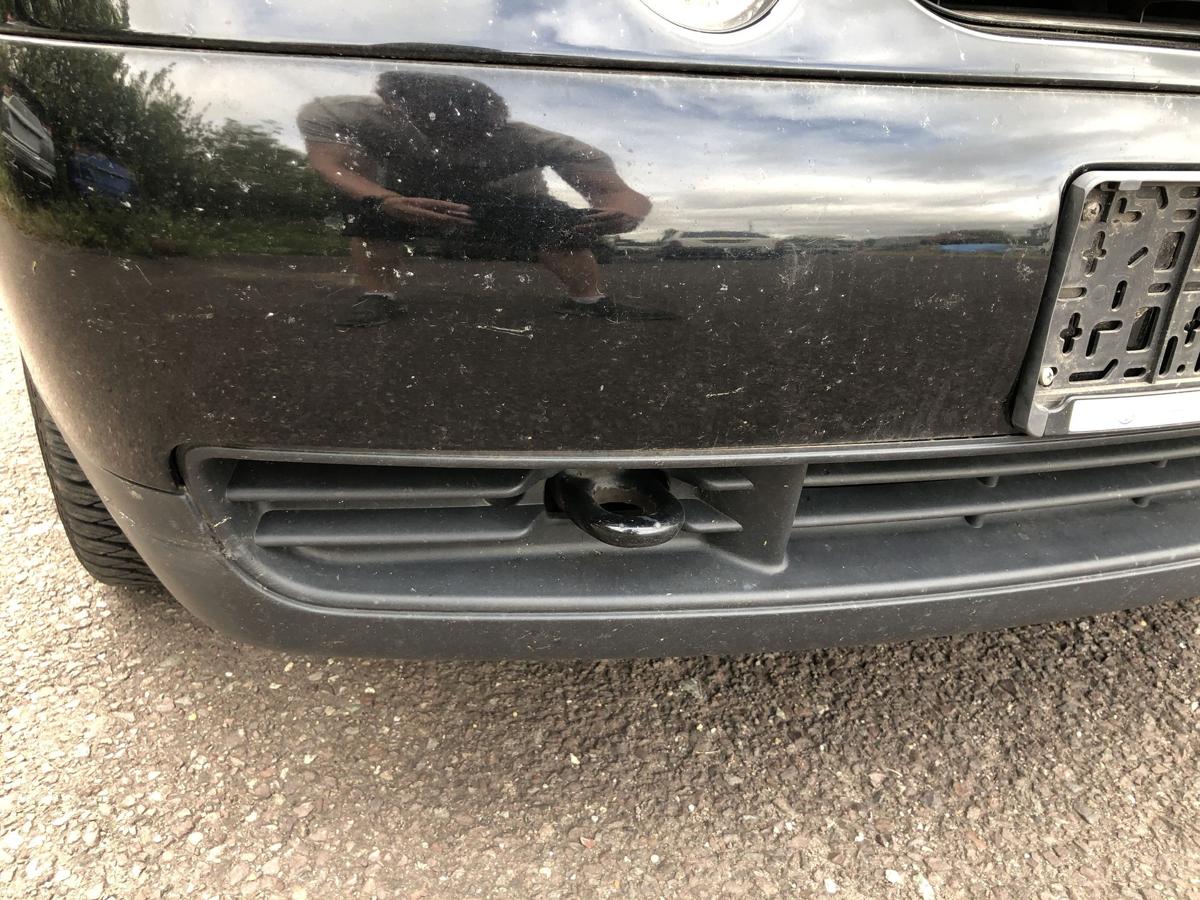 VW Lupo 6X Sto&szlig;f&auml;nger vorn Frontsch&uuml;rze Sto&szlig;stange L041 Brillantschwarz