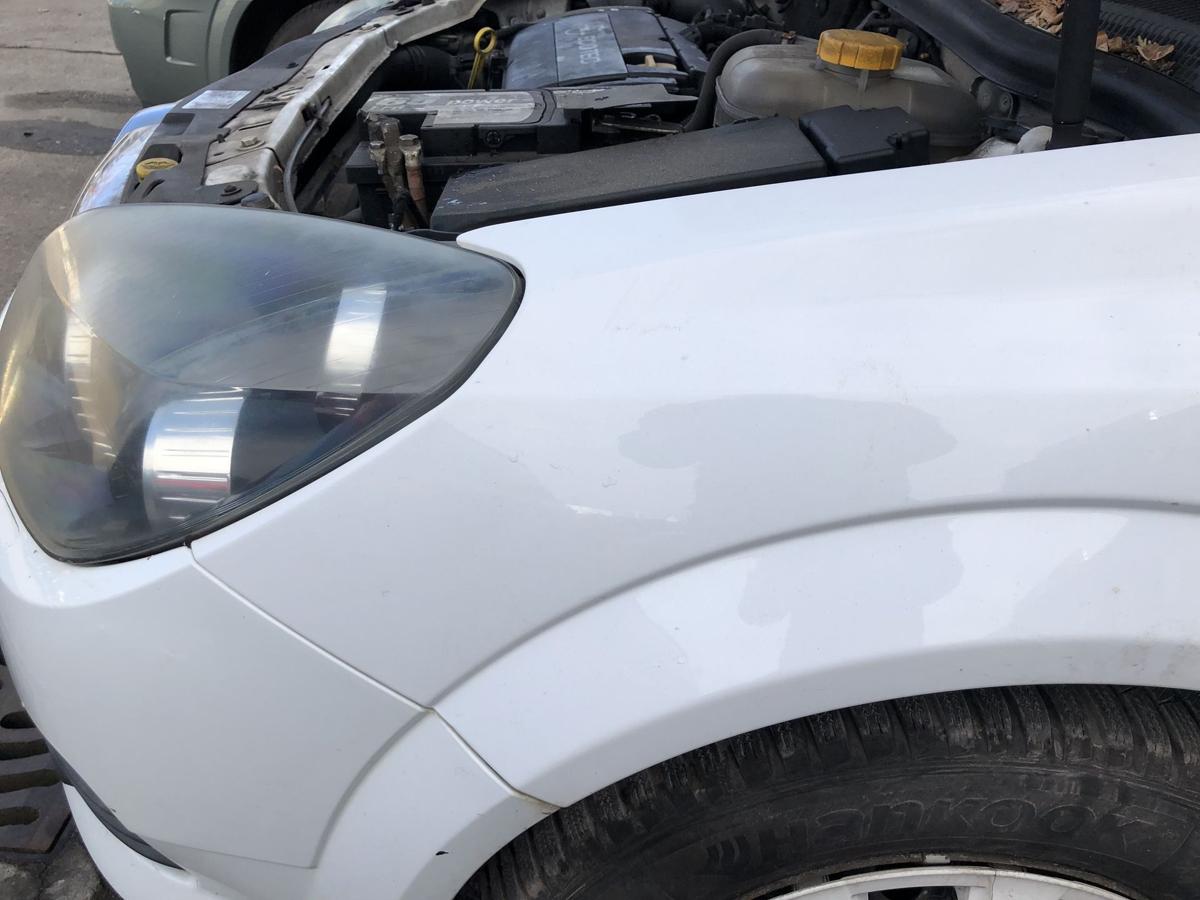 Opel Astra H GTC Kotfl&uuml;gel vorn links Fahrerseite 10U Casablancawei&szlig;