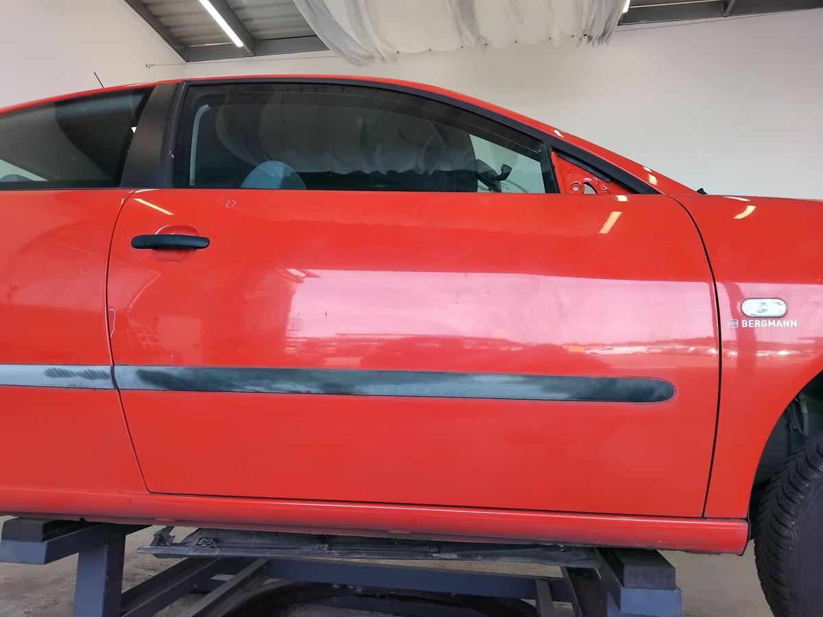 Seat Ibiza III 6L Tür vorn rechts Beifahrertür 3-türig flashrot LP3G BJ2002