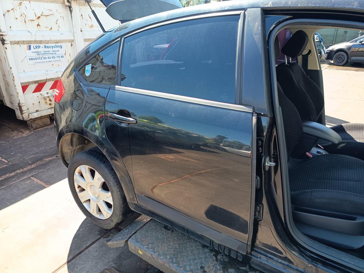 Citroen C4 5t&uuml;rig original T&uuml;r hinten rechts Fond Rohbau KTV Perla Nera Bj 2009