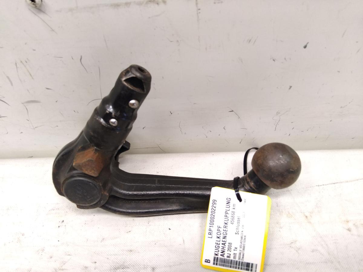 VW Golf 5 Variant orig abnehmbarer Kugelkopf Anh&auml;ngerkupplung 1 Schl&uuml;ssel BJ2008