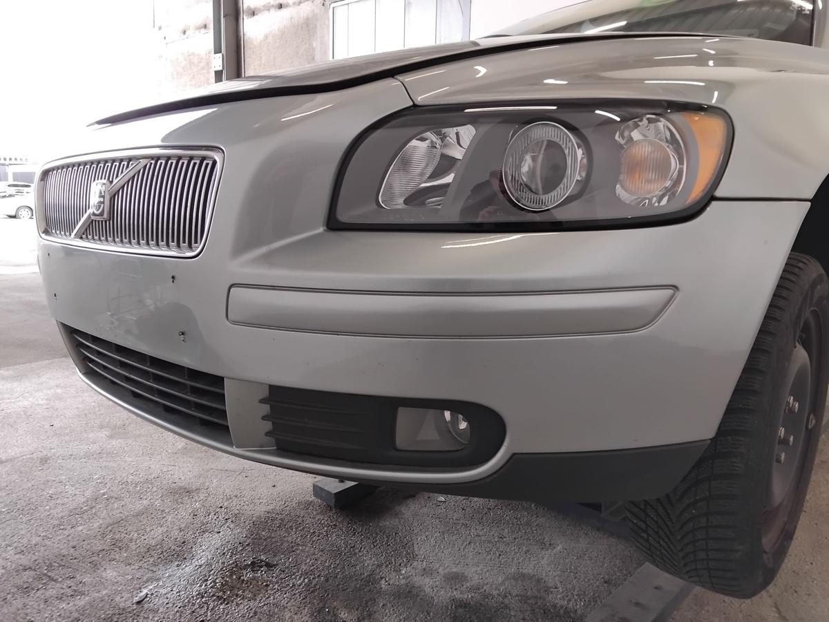 Volvo V50 S40 II original Stossf&auml;nger Sto&szlig;stange vorn 477 Electric Silber BJ2007