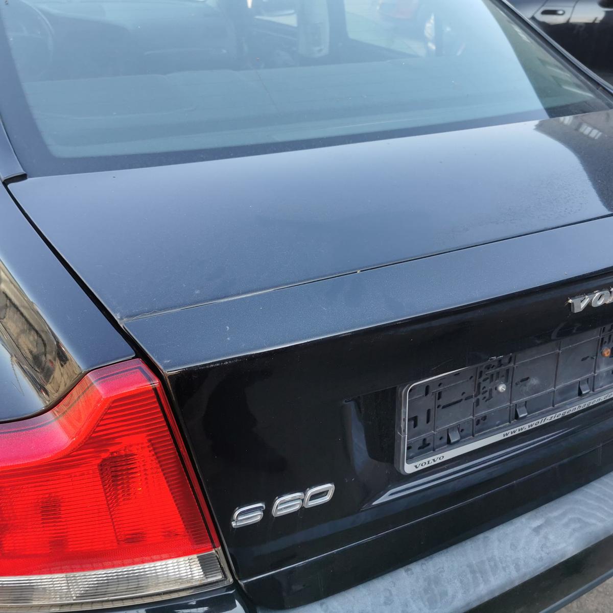 Volvo S60 RS Heckklappe Klappe Deckel Bonnet hinten 01900 Black Stone