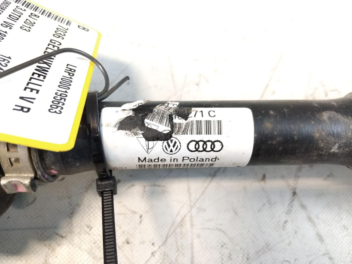 VW Touareg 7P original Gelenkwelle Antriebswelle vorn rechts 3.0TDI Bj.2013