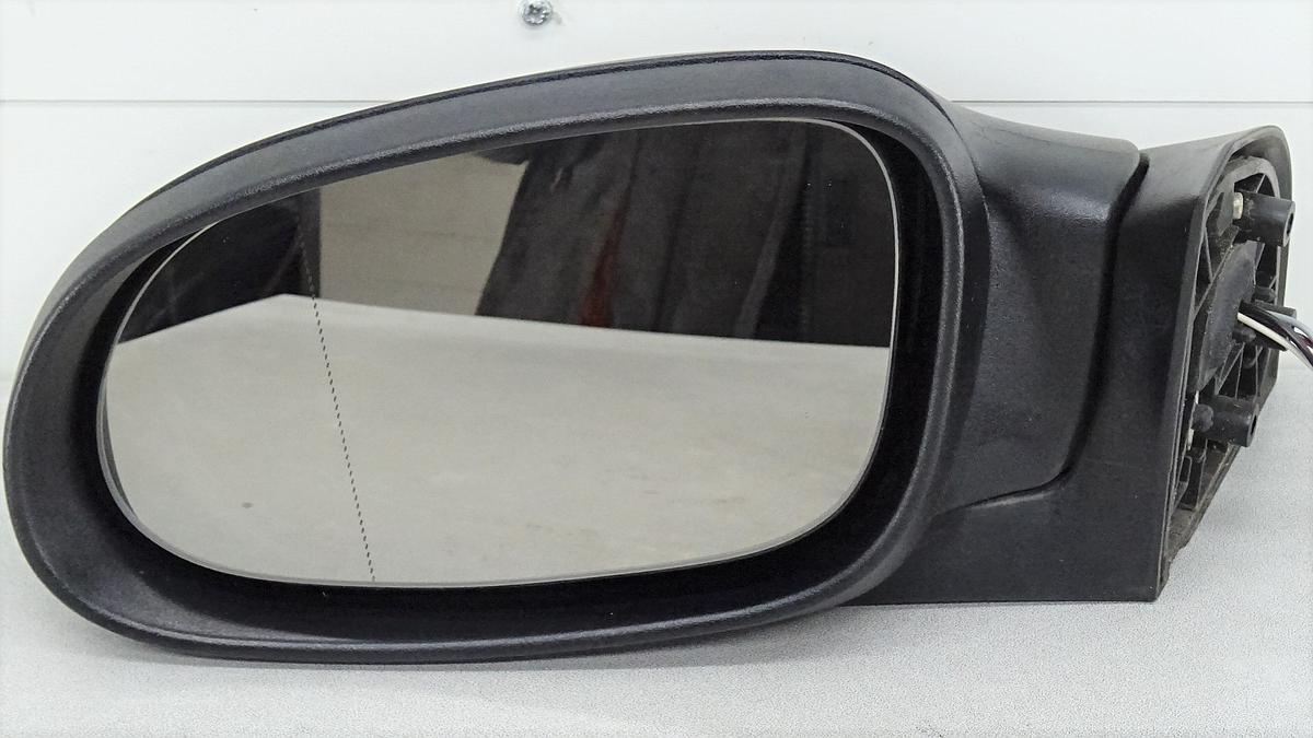 Mercedes A Klasse W168 Außenspiegel links in unlackiert schwarz Bj1998 elek 5 Pins