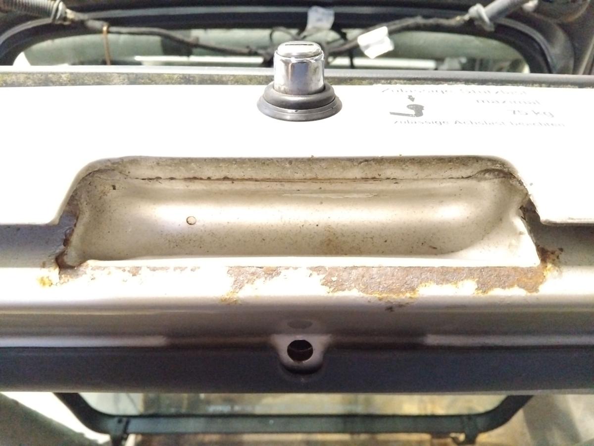 Audi 100 Avant Typ 44 C3 Heckklappe zermattsilber LY7Y mit Heckscheibe Bj.1986