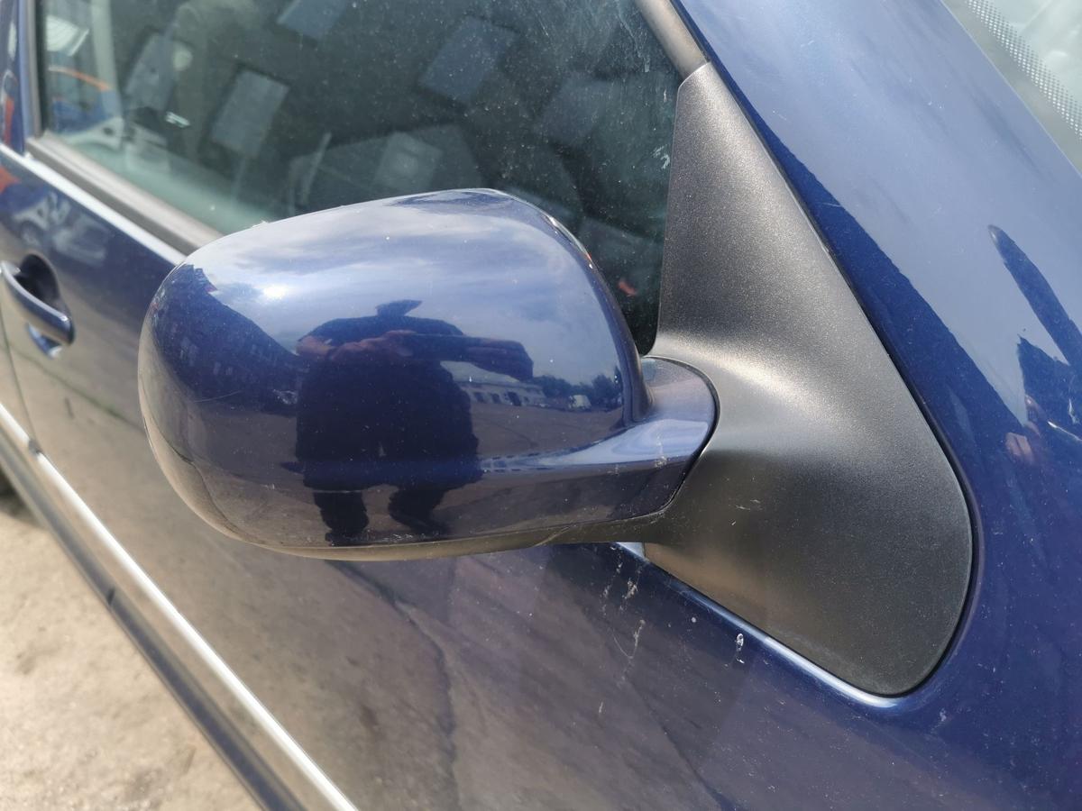 VW Bora 1J Aussenspiegel Spiegel Rückspiegel rechts elektr LB5N Indigoblau Perl