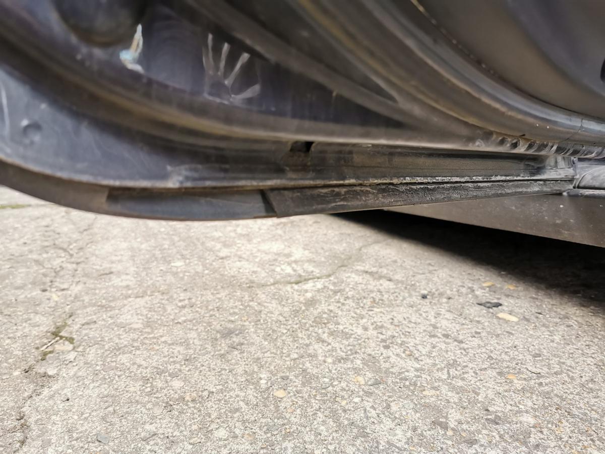 Audi A6 4F Tür Autotür Fondtür Rohbautür hinten links Limo LZ7Q Austerngrau TEXT