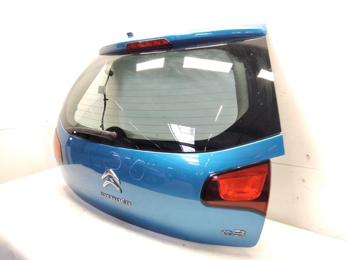Citroen C3 II Heckklappe KGW blau belle-ile mit Heckscheibe BJ2010