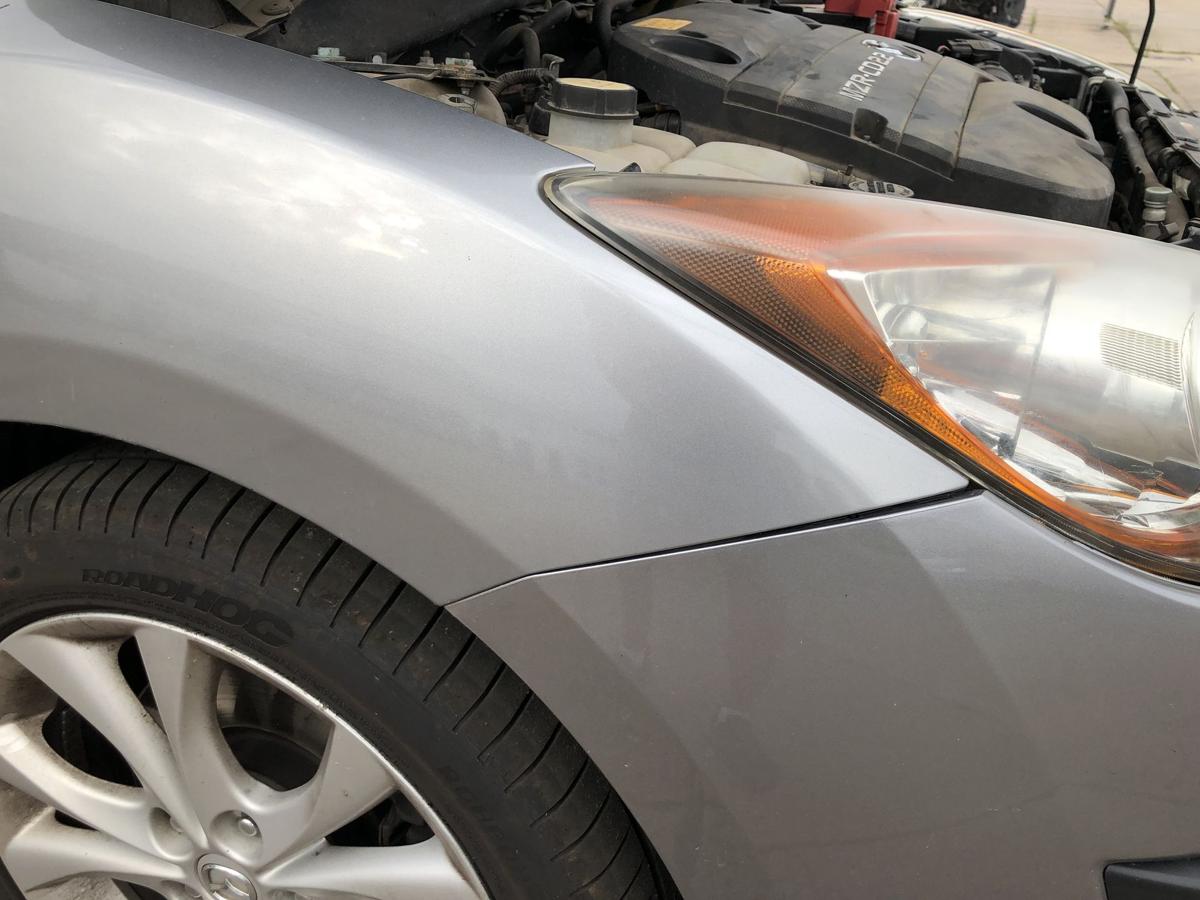 Mazda 3 Typ BL Kotflügel vorn rechts Beifahrerseite 38P Liquid Silver Met OEM