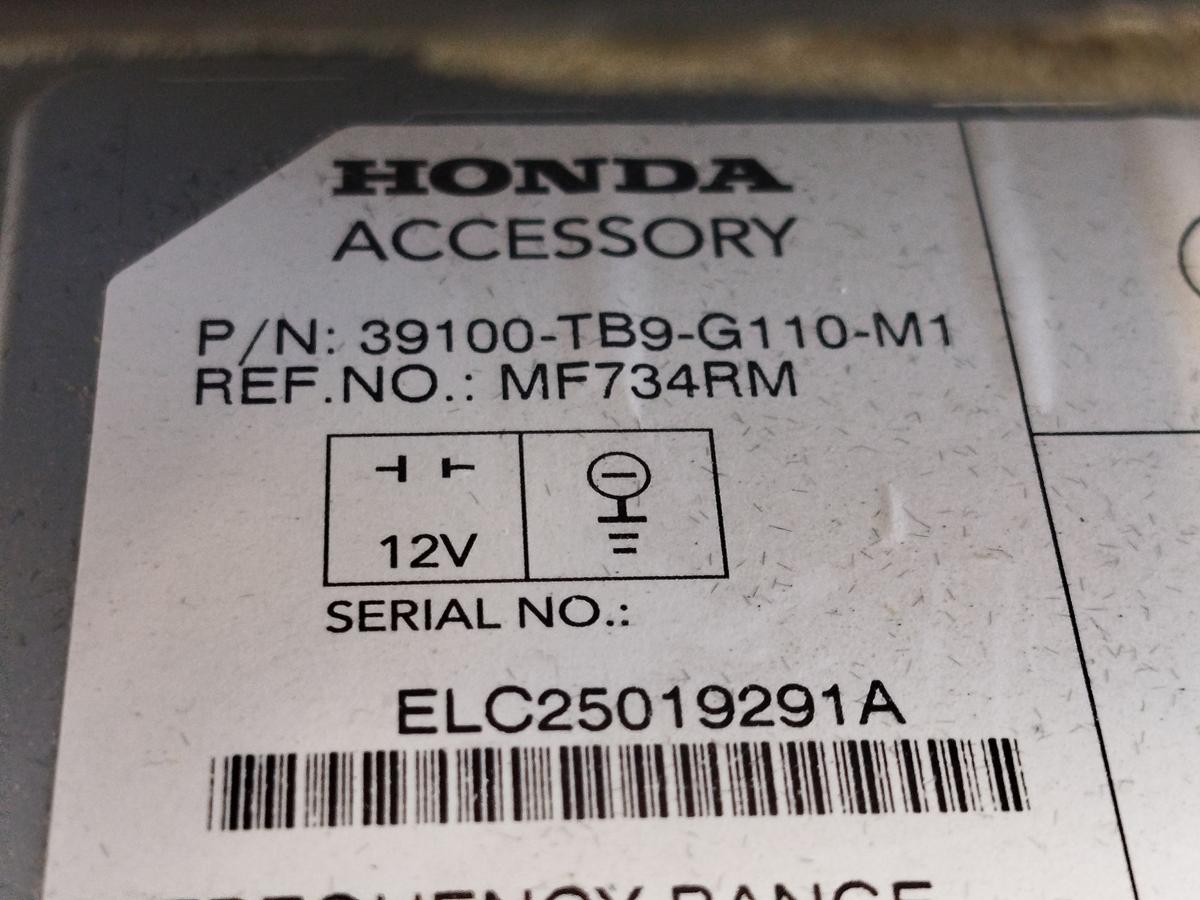 Honda Civic Tourer IX MK9 FK3 Radio Autoradio mit CD Luftd&uuml;sen mitte
