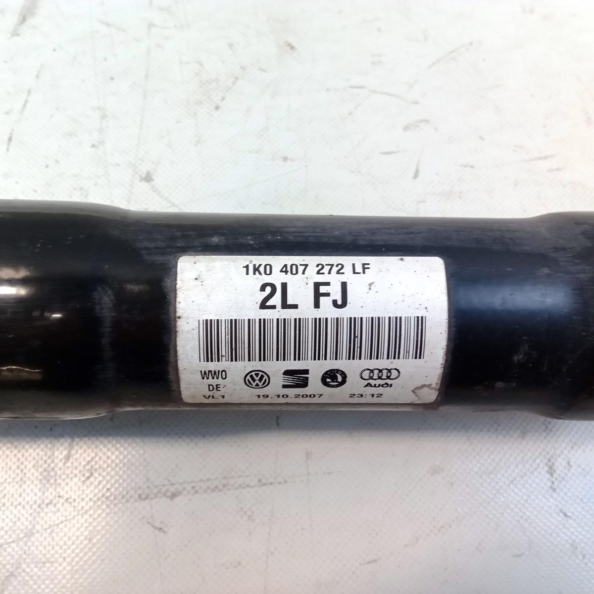 VW Passat 3C orig Antriebswelle Gelenkwelle rechts 1K0407272LF 1.8TSI 118kw BJ07