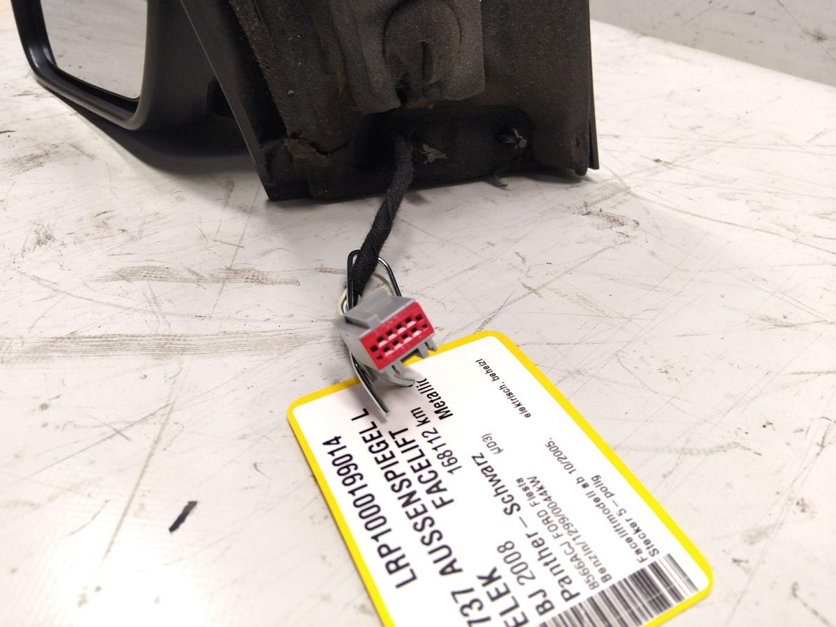 Ford Fiesta JH JD original Au&szlig;enspiegel links schwarz elektrisch Facelift BJ2008