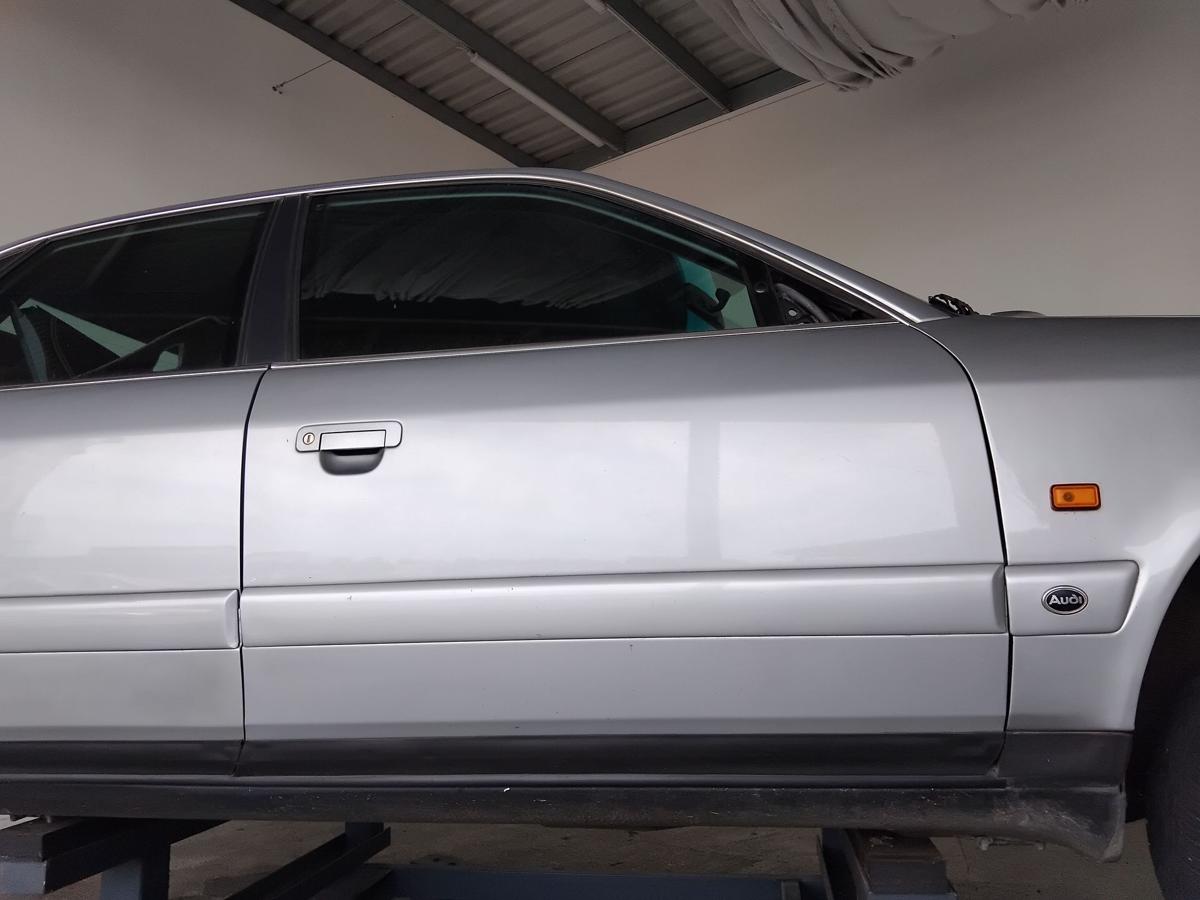 Audi A6 C4 T&uuml;r vorn rechts Beifahrert&uuml;r T&uuml;rblatt LY7M alusilbermetallic BJ1996