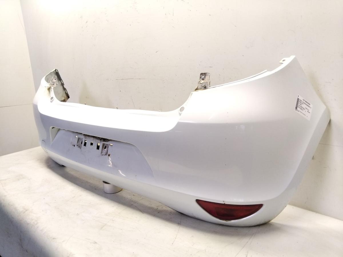 Renault Clio 3 Facelift orig Sto&szlig;stange Stossf&auml;nger hinten Flie&szlig;heck wei&szlig; BJ2009