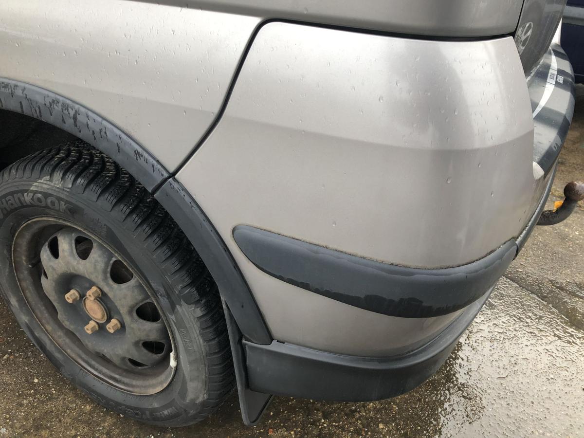 Suzuki Ignis Typ MH Stossf&auml;nger hinten Bumper Stossstange silber Hecksch&uuml;rze