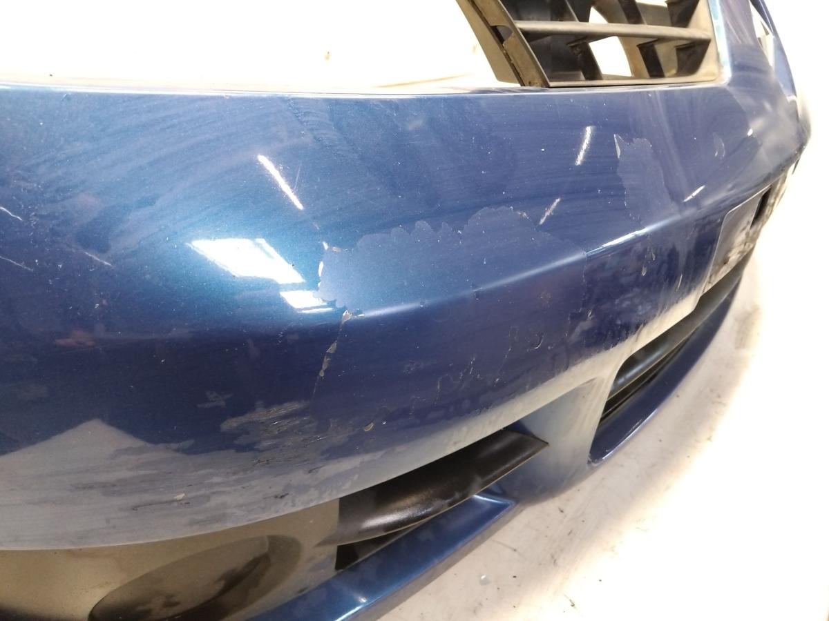 Renault Clio 2 Phase 4 Campus original Sto&szlig;stange Sto&szlig;f&auml;nger vorn BJ2007 RNA Bleu Extreme Nacre