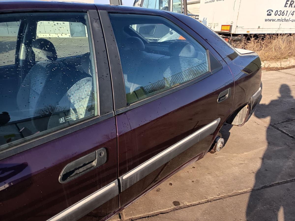 Citroen Xantia X1 Limo original T&uuml;r hinten links Fond KJN Impulsionrot Bj 1996