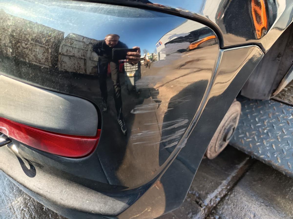 Peugeot 206+ original Sto&szlig;stange hinten 3 T&uuml;rer KTV Perla Schwarz Baujahr 2009