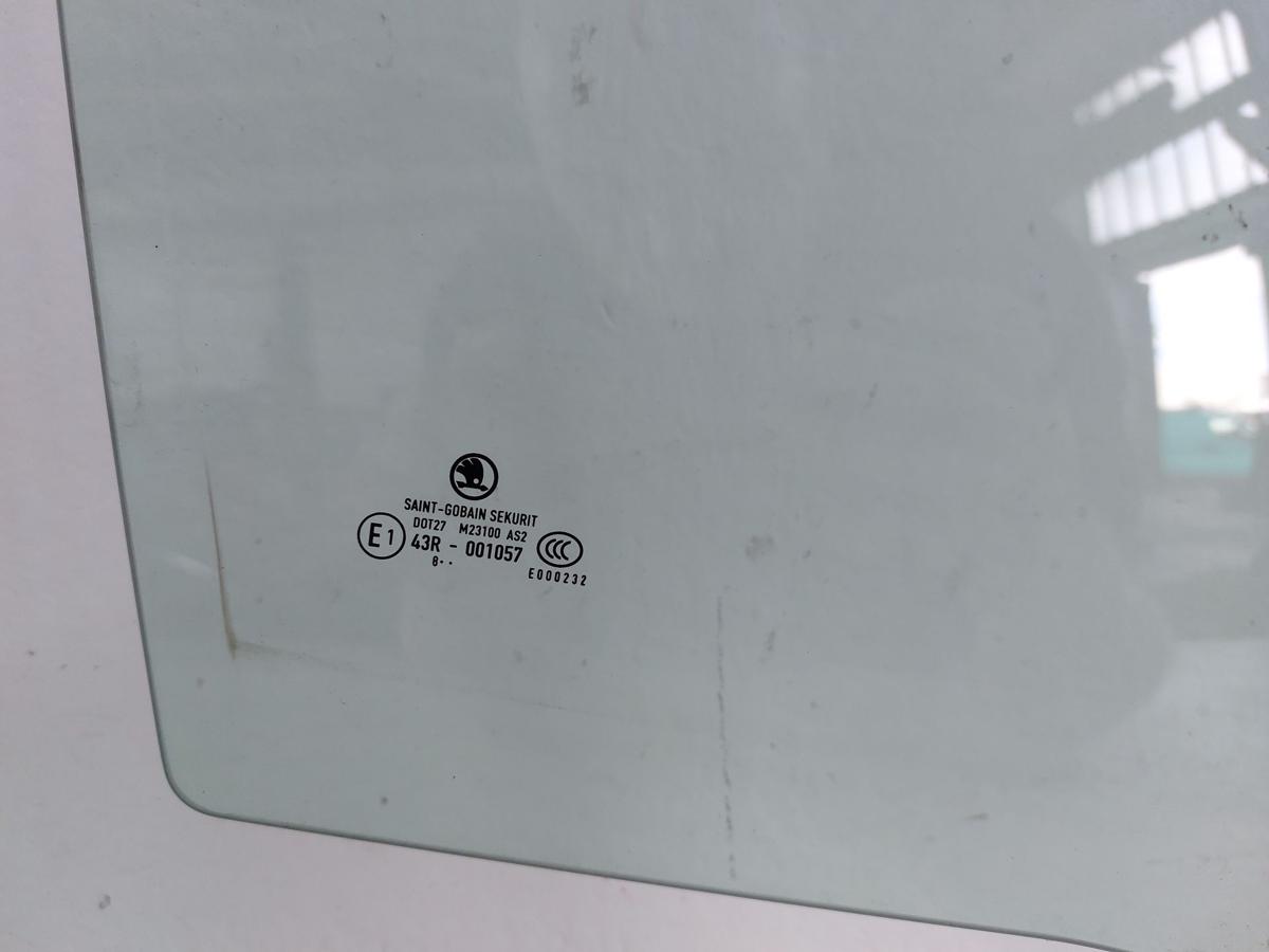 Skoda Fabia 5J T&uuml;rscheibe vorn rechts Beifahrert&uuml;r Scheibe Colorglas