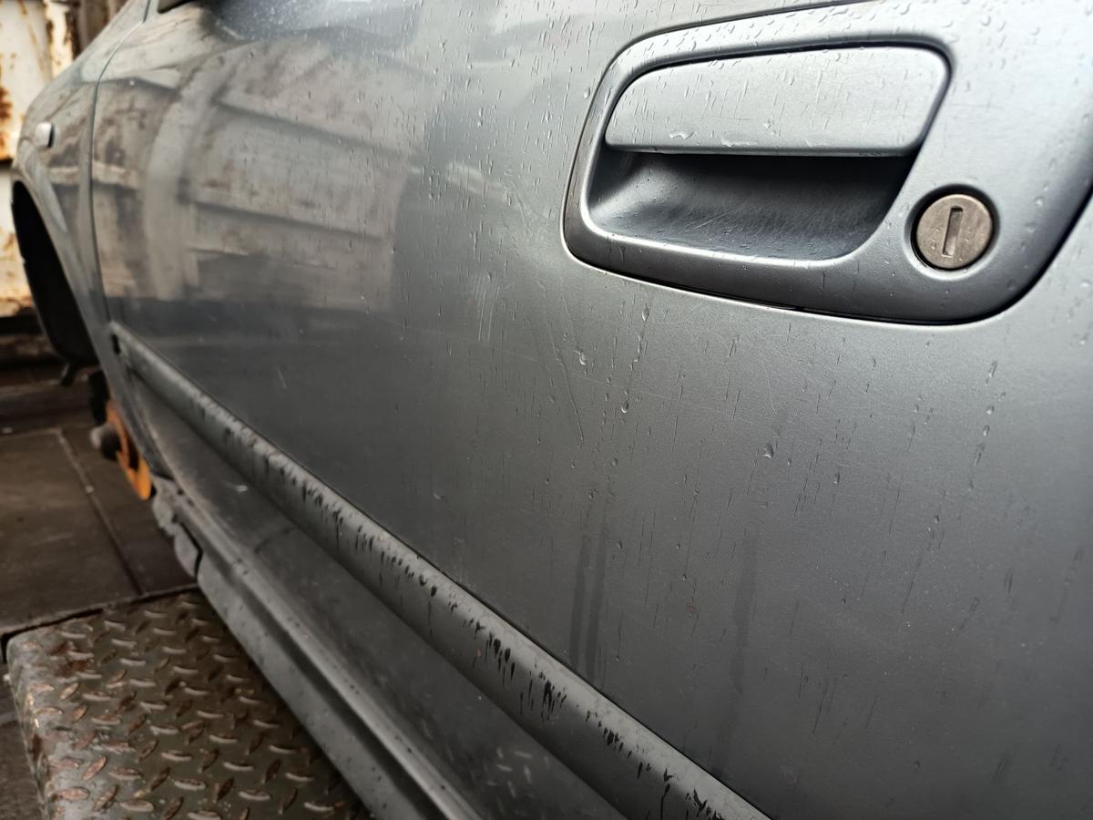 Opel Astra G Caravan Bj 2003 Facelift original Tür vorn links Z163 Lichtsilber