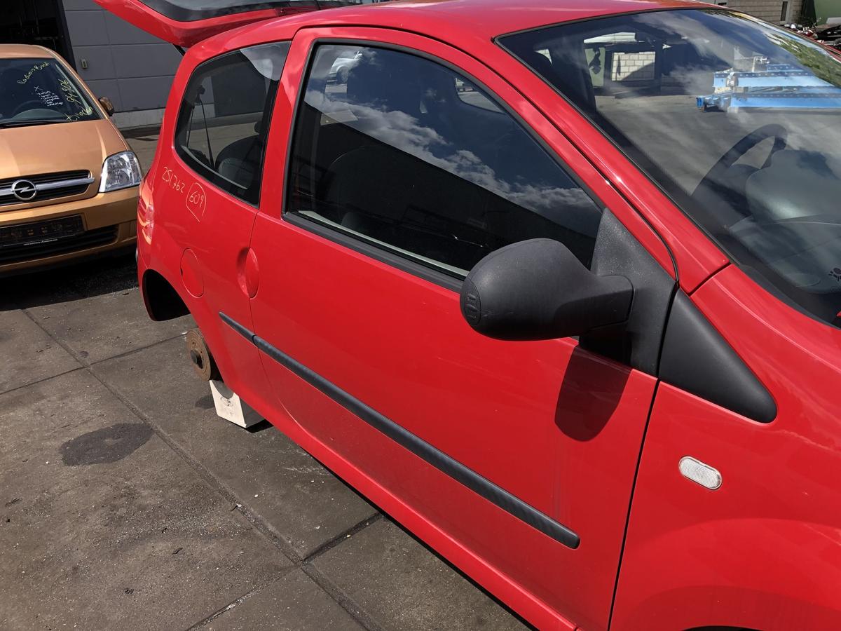 Renault Twingo II original Tür rechts Beifahrer 727 Spanischrot Bj 2009