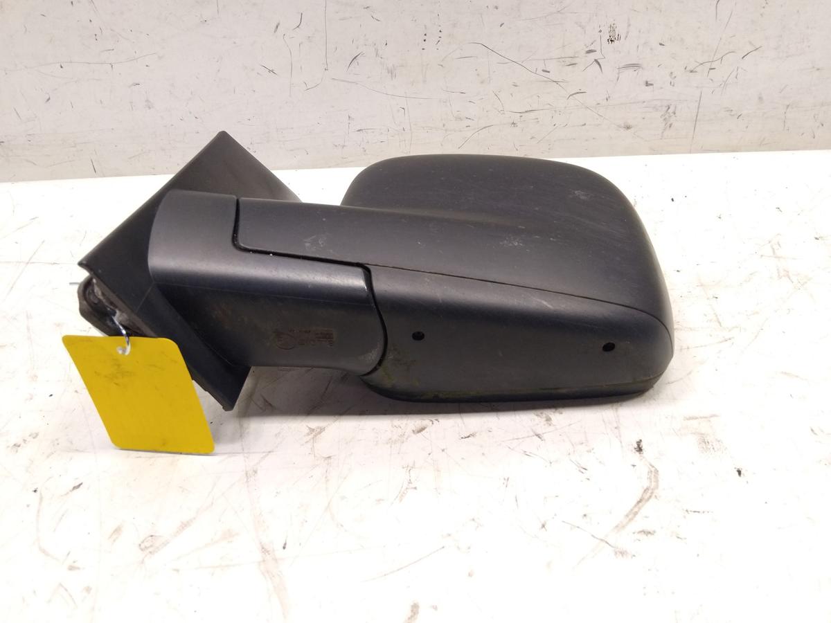 VW Caddy 2K original Au&szlig;enspiegel links schwarz unlackiert manuell BJ2005