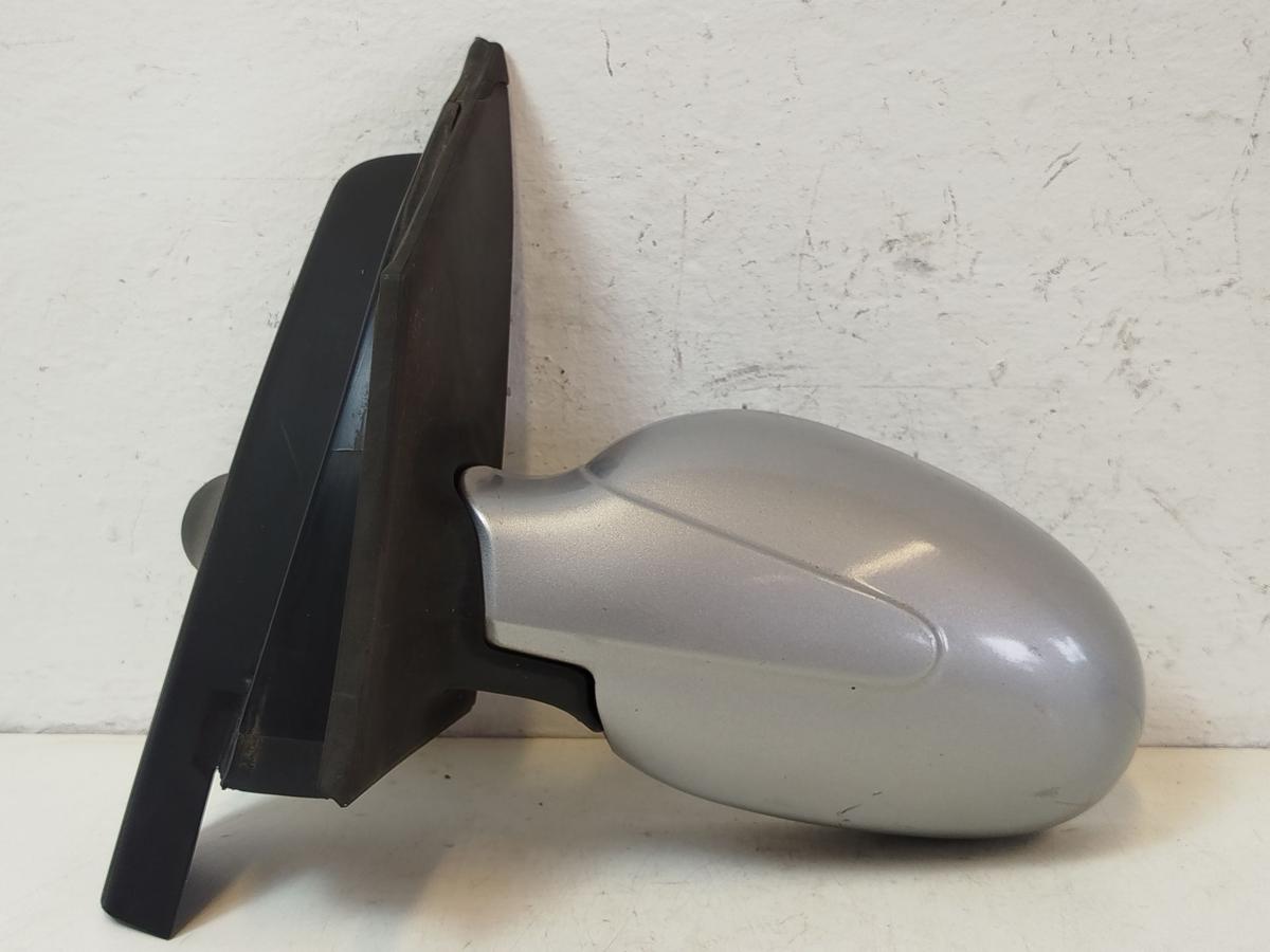 MCC Smart 450 Coupe ab03 Au&szlig;enspiegel links Spiegel manuelle Verstellung silber