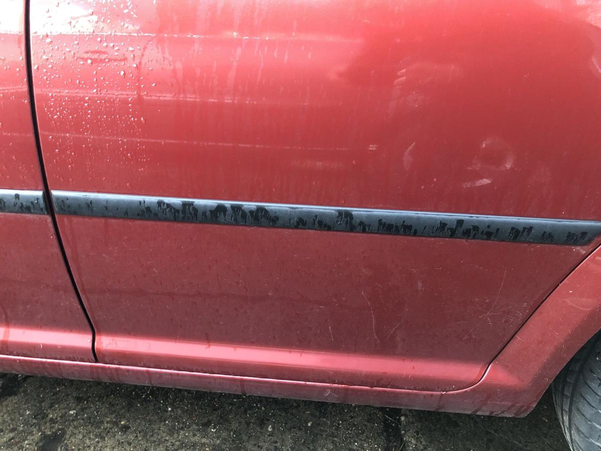 VW Golf 4 1J IV Tür hinten links Fondtür LC3K Canyonrot 5 türer