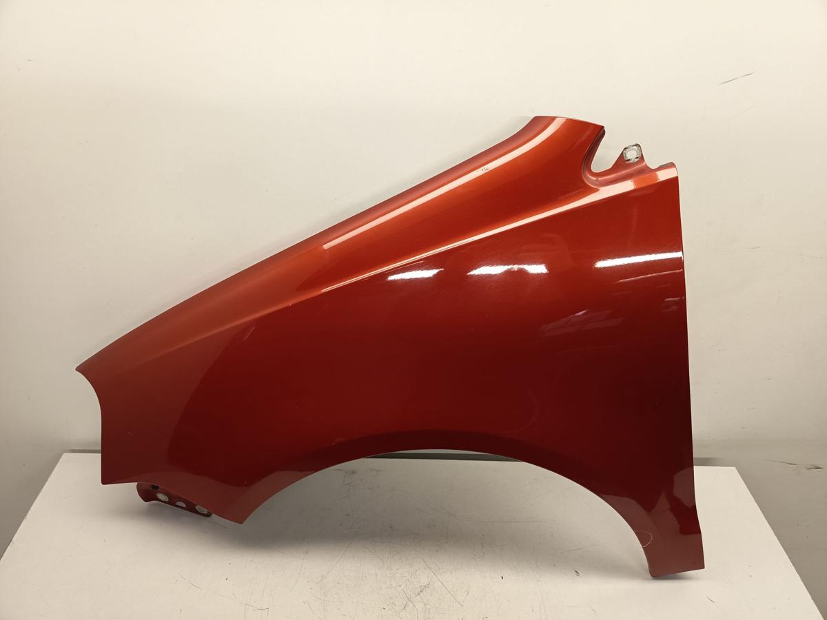 VW Polo 9N3 original Kotfl&uuml;gel vorn links copperorangemet. LA2W BJ2006