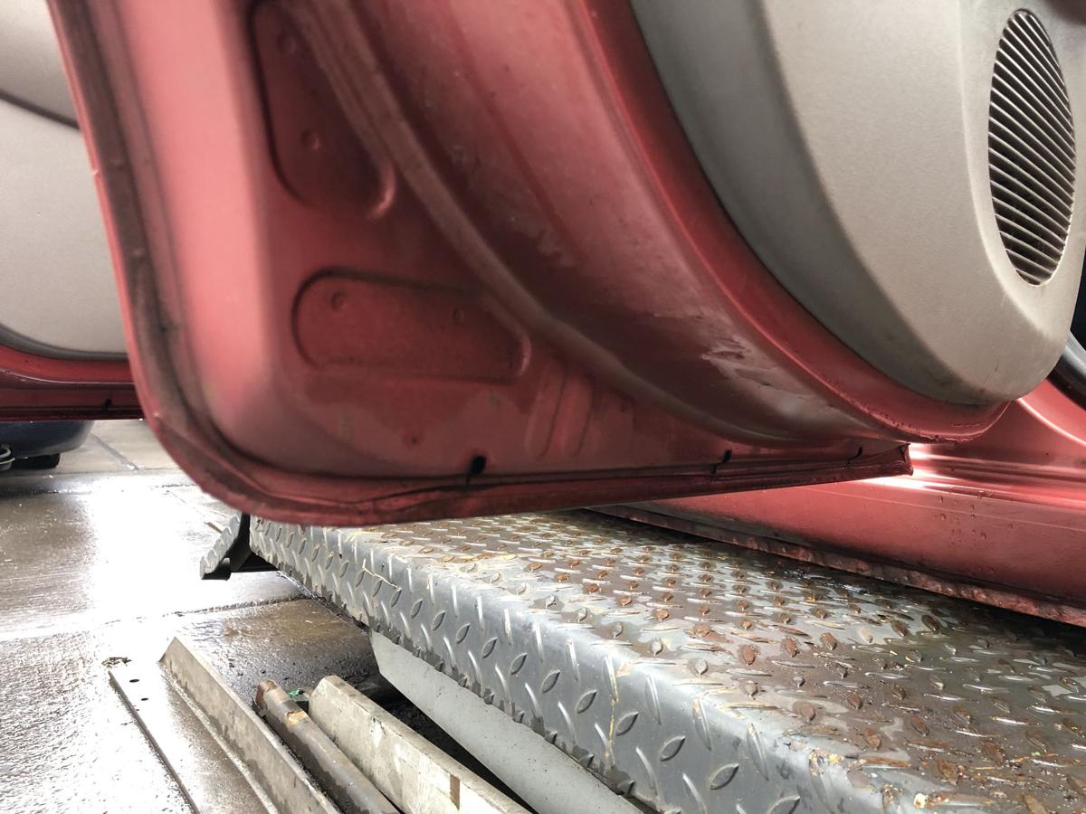 Daihatsu Sirion M300 original Tür hinten links Fond R43 Korall Bj 2005