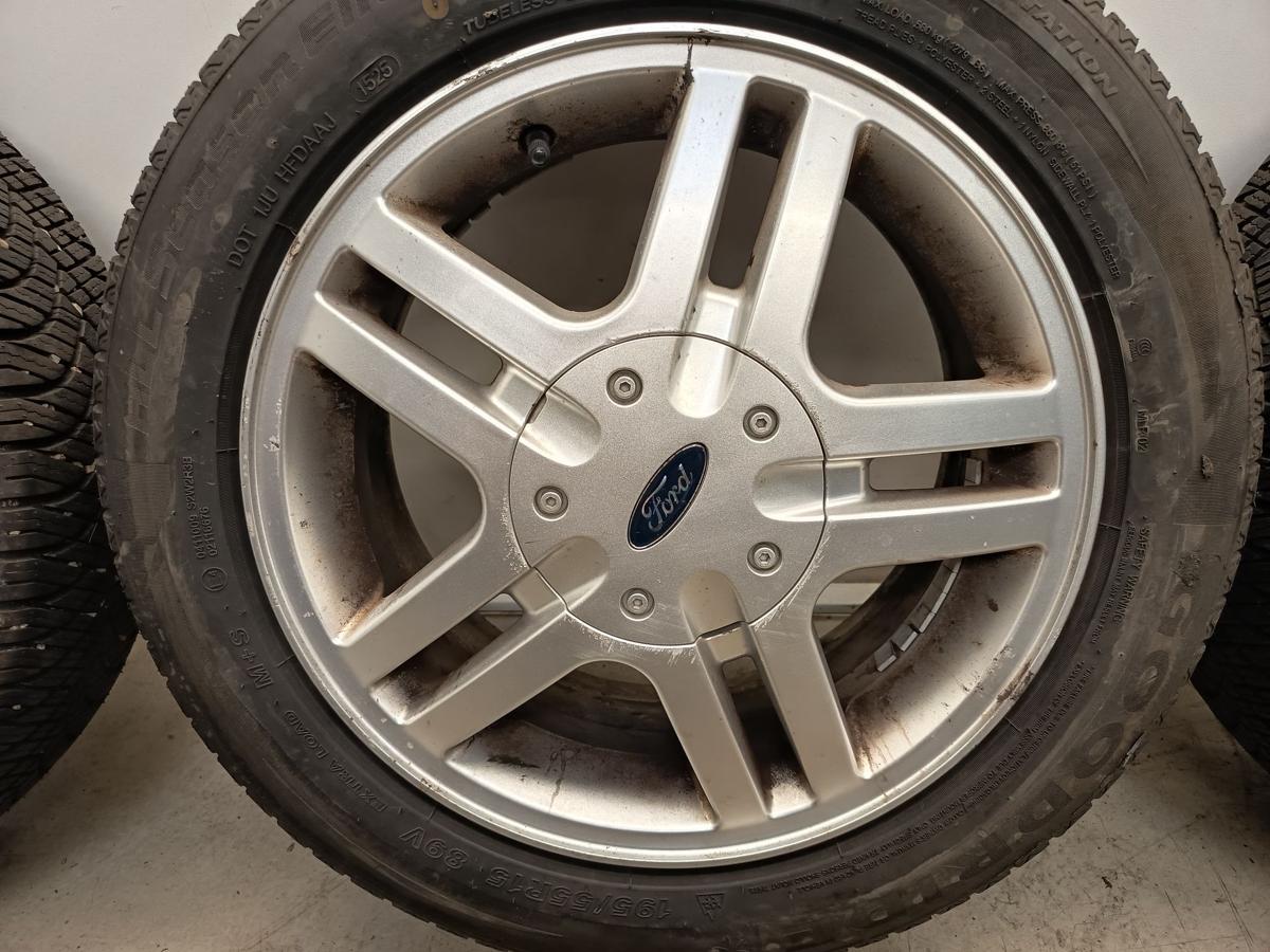 Ford Focus MK1 Satz Alufelgen mit Allwetterreifen 195/55R15 89V Goodride DOT 25