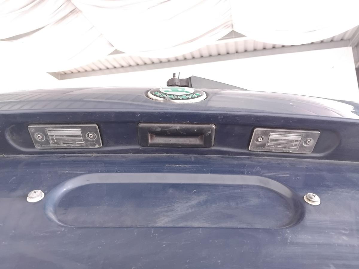 Skoda Fabia 2 5J Facelift Kombi Heckklappe mit Heckscheibe BJ2011 LF5A pacific blue
