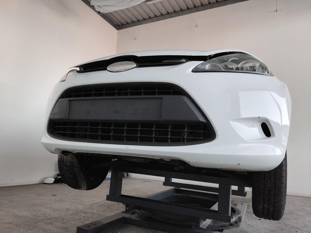 Ford Fiesta JA8 original Stossfänger Stoßstange vorn frostweiß BJ2009