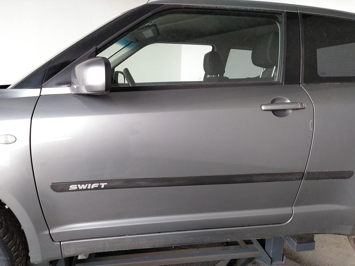 Suzuki Swift MZ EZ Tür vorn links Fahrertür 3-Türer graumetallic ZCD Bj.2006