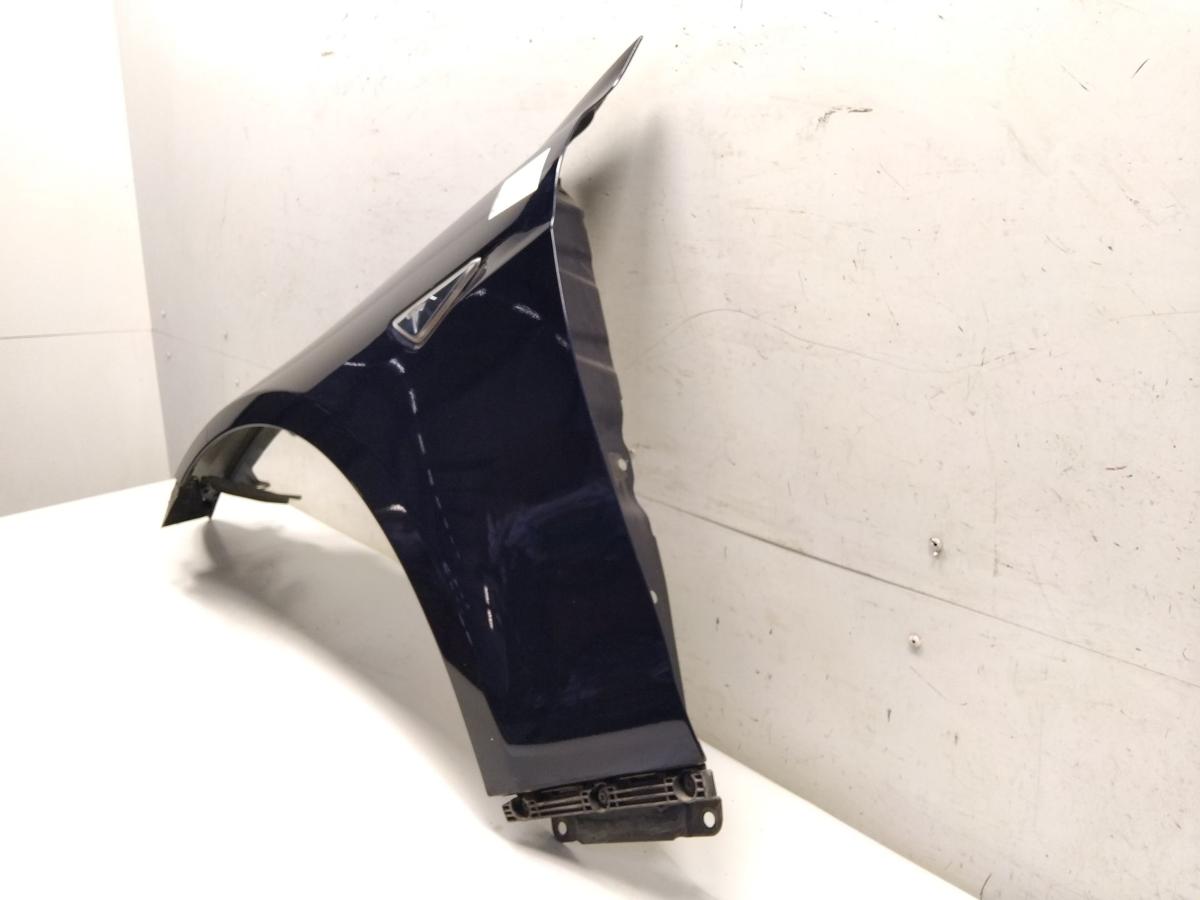 Tesla Model S original Kotfl&uuml;gel vorn links PMMB pacificblue BJ2014
