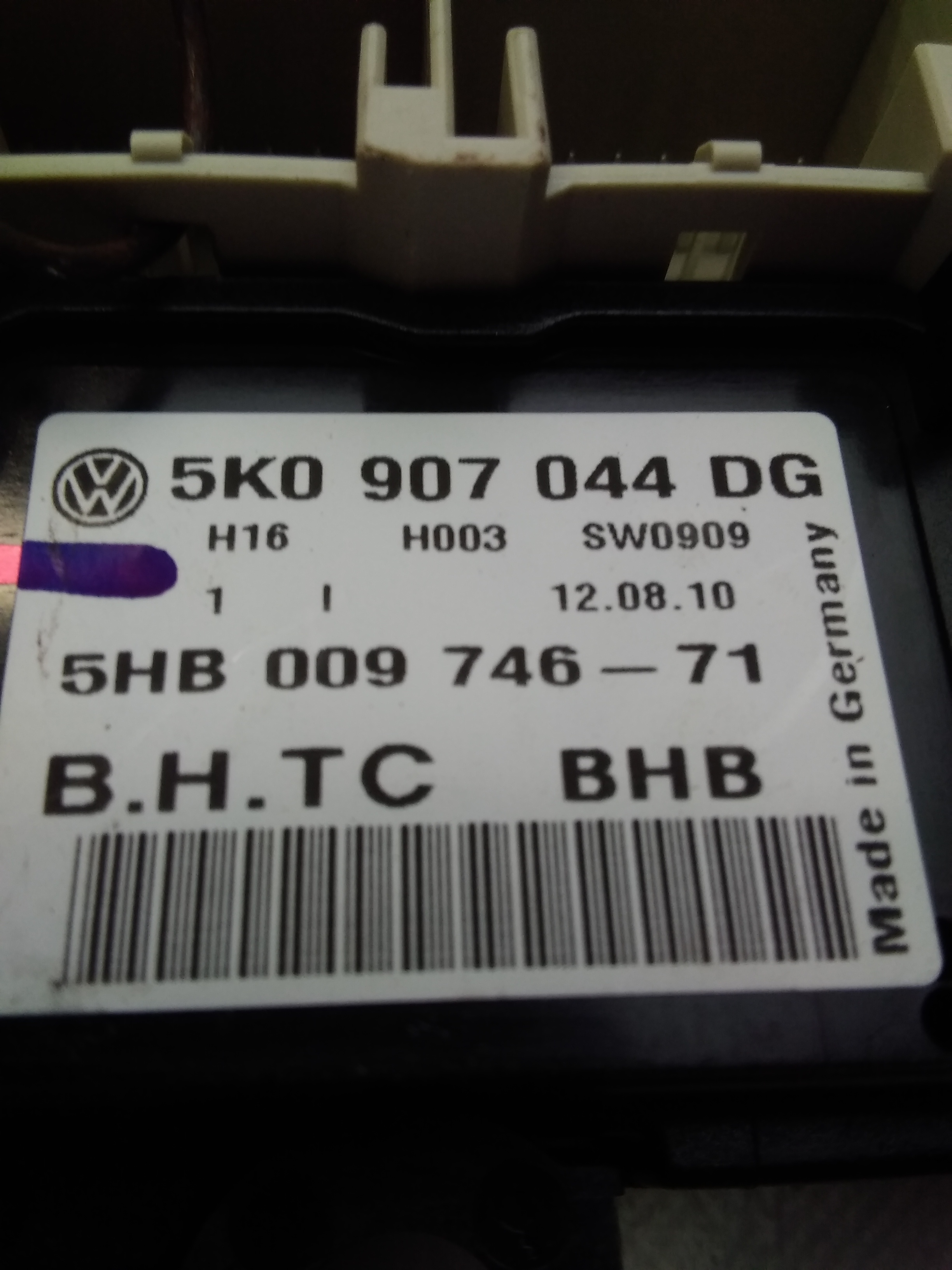 VW Passat 3C B7 Klimabedienteil Heizungsregulierung original BJ2010 5K0907044DG